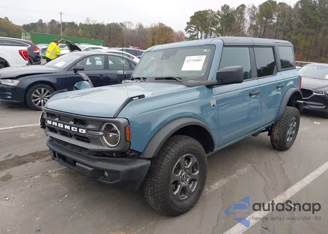 2022 Ford Bronco Big Bend z USA, uszkodzony, nr VIN 1FMDE5BH5NLB18291